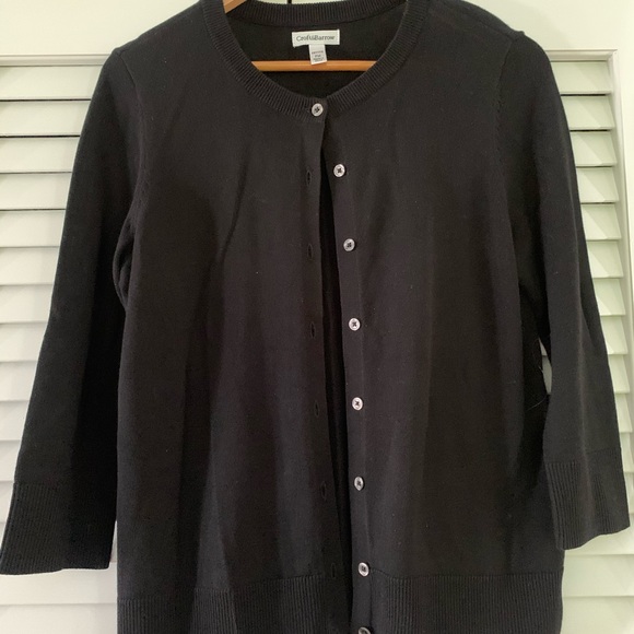 New black 3/4 sleeve cardigan - Picture 11 of 12